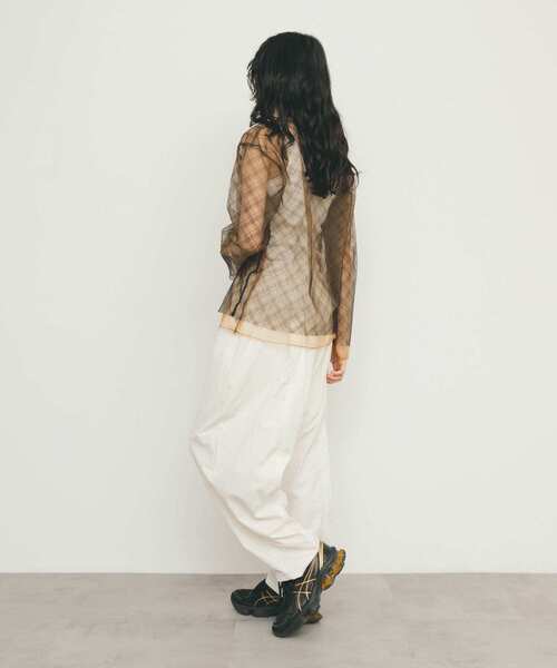 KBF(ケイビーエフ)の「リバーシブルレイヤードチュールカットソー(Tシャツ/カットソー・レディース・ブラック系その他/ピンク系その他/ホワイト系その他・ONE)」の17枚目の写真