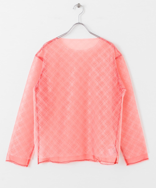 KBF(ケイビーエフ)の「リバーシブルレイヤードチュールカットソー(Tシャツ/カットソー・レディース・ブラック系その他/ピンク系その他/ホワイト系その他・ONE)」の14枚目の写真