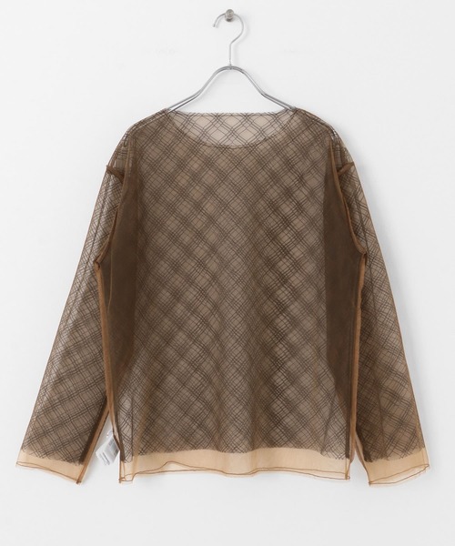 KBF(ケイビーエフ)の「リバーシブルレイヤードチュールカットソー(Tシャツ/カットソー・レディース・ブラック系その他/ピンク系その他/ホワイト系その他・ONE)」の11枚目の写真