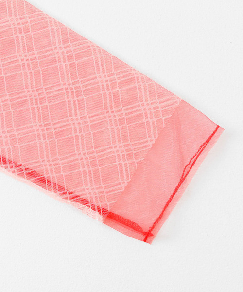 KBF(ケイビーエフ)の「リバーシブルレイヤードチュールカットソー(Tシャツ/カットソー・レディース・ブラック系その他/ピンク系その他/ホワイト系その他・ONE)」の6枚目の写真