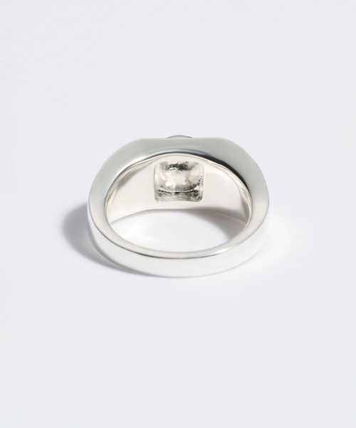 LAMBDA(ラムダ)の「パールカレッジリング(リング・メンズ・シルバー系その他・#9/#11/#13/#15/#17/#19)」の4枚目の写真