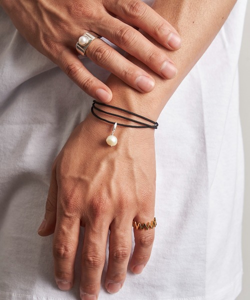 LAMBDA(ラムダ)の「パールカレッジリング(リング・メンズ・シルバー系その他・#9/#11/#13/#15/#17/#19)」の10枚目の写真