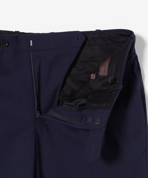 UNITED ARROWS(ユナイテッドアローズ)の「トロピカルノープリーツ テーパード スラックス-撥水・2WAYストレッチ-(スラックス・メンズ・ネイビー/グレー・50/48/46/44)」の6枚目の写真