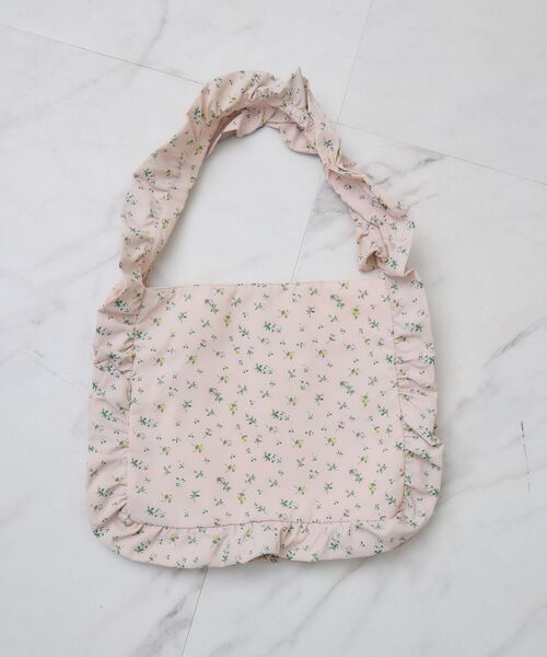 ems excite（エムズエキサイト）の「フリルトートバッグ（ショルダーバッグ・レディース・ナチュラル/ブラック・ONE SIZE）」の11枚目の写真