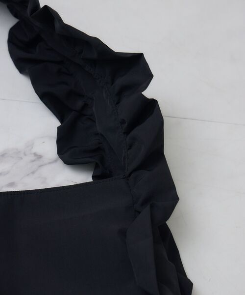 ems excite（エムズエキサイト）の「フリルトートバッグ（ショルダーバッグ・レディース・ナチュラル/ブラック・ONE SIZE）」の15枚目の写真