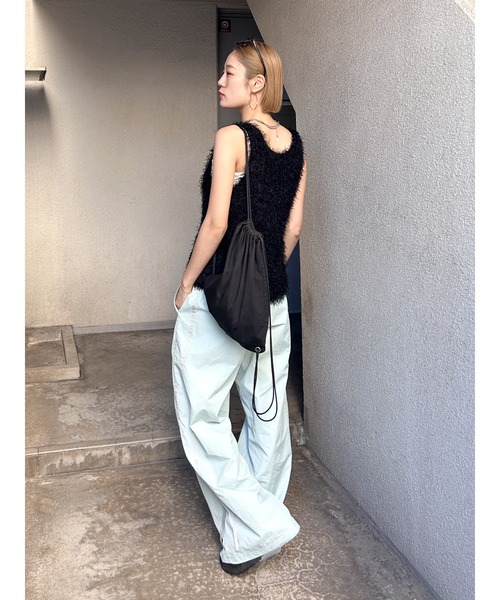 PUMA(プーマ)の「PUMA UNGRID WOVEN PANTS(その他パンツ・レディース・ブルー・FREE)」の10枚目の写真