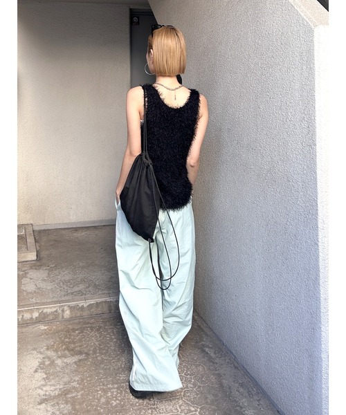 PUMA(プーマ)の「PUMA UNGRID WOVEN PANTS(その他パンツ・レディース・ブルー・FREE)」の11枚目の写真