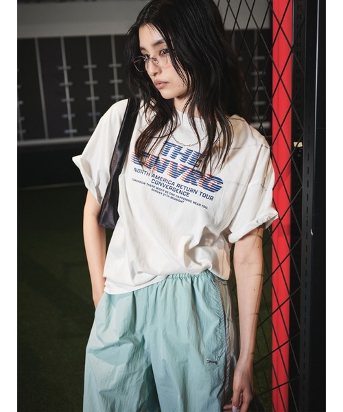 PUMA(プーマ)の「PUMA UNGRID WOVEN PANTS(その他パンツ・レディース・ブルー・FREE)」の8枚目の写真