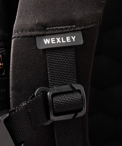 WEXLEY/ウェクスレイ】STEM POLYESTER BLACK STBP13（バック