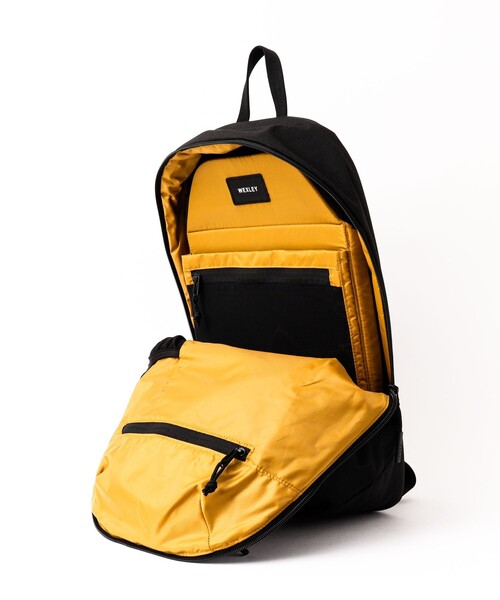 WEXLEY/ウェクスレイ】STEM POLYESTER BLACK STBP13（バック