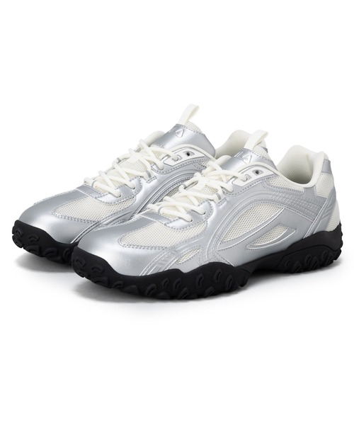 FILA(フィラ)の「FILA/フィラ レディース スニーカー 韓国 コリア シルバー FILA ECHAPPE MS エシャッペ 1XM02348G063/1XM02348G650(スニーカー・レディース・グレー×ホワイト/ピンク・23.0cm/24.0cm/25.0cm/24.5cm/23.5cm)」の3枚目の写真