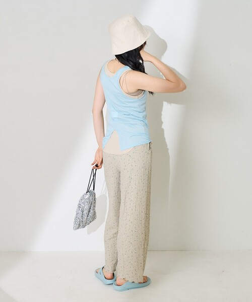 FREAK'S STORE（フリークスストア）の「【セットアイテム】シアー セットタンクトップ/無地タンク/リブタンクトップ（タンクトップ・レディース・ベージュ/レッド/ブルー・ﾌﾘ-）」の14枚目の写真