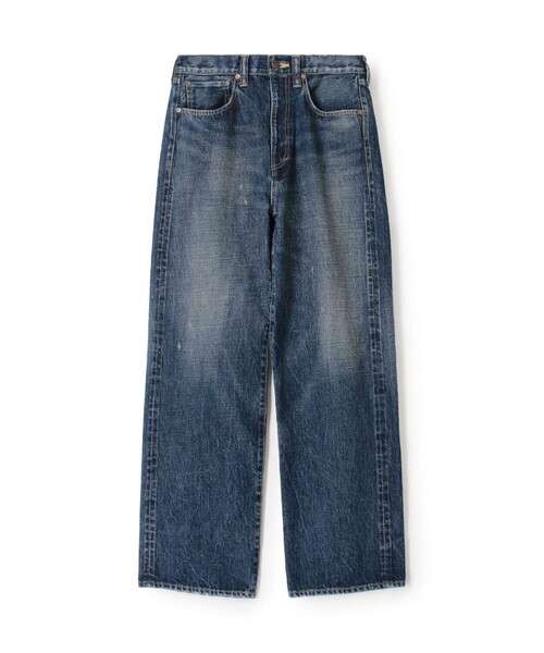 セール】ウォッシュガーメント 5ポケットデニムパンツ（デニム
