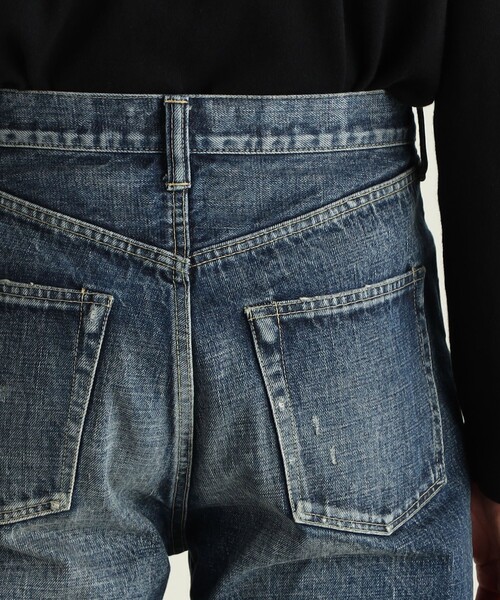 セール】ウォッシュガーメント 5ポケットデニムパンツ（デニムパンツ