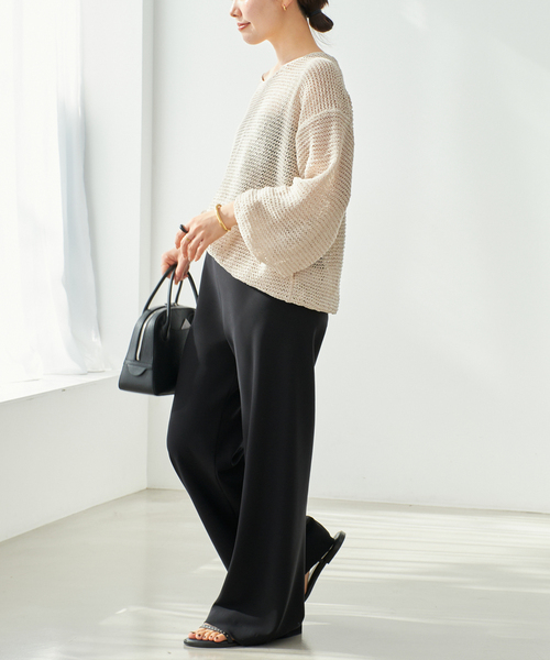 plage（プラージュ）の「《WEB限定追加》Bias Relax パンツ（その他