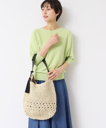 【軽量】タッセルペーパーショルダーバッグ