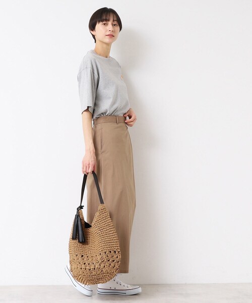 Dessin（デッサン）の「【軽量】タッセルペーパーショルダーバッグ（ショルダーバッグ・レディース・ブラウン系/ベージュ/ネイビー/チャコール・00）」の6枚目の写真