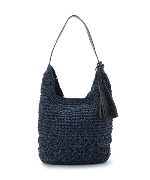 Dessin（デッサン）の「【軽量】タッセルペーパーショルダーバッグ（ショルダーバッグ・レディース・ブラウン系/ベージュ/ネイビー/チャコール・00）」の14枚目の写真