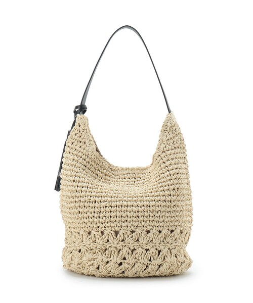 Dessin（デッサン）の「【軽量】タッセルペーパーショルダーバッグ（ショルダーバッグ・レディース・ブラウン系/ベージュ/ネイビー/チャコール・00）」の18枚目の写真