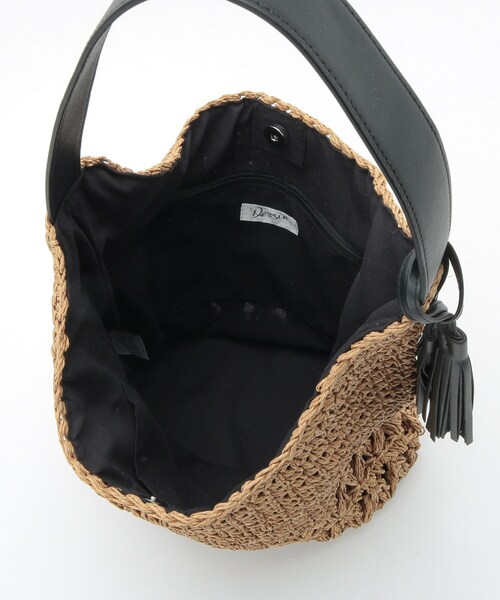 Dessin（デッサン）の「【軽量】タッセルペーパーショルダーバッグ（ショルダーバッグ・レディース・ブラウン系/ベージュ/ネイビー/チャコール・00）」の21枚目の写真