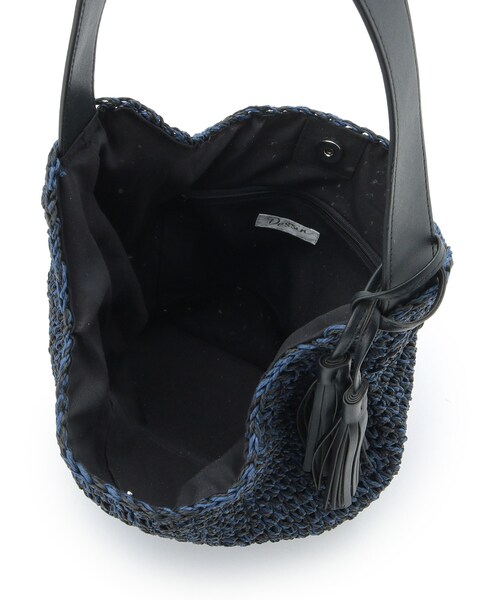 Dessin（デッサン）の「【軽量】タッセルペーパーショルダーバッグ（ショルダーバッグ・レディース・ブラウン系/ベージュ/ネイビー/チャコール・00）」の22枚目の写真