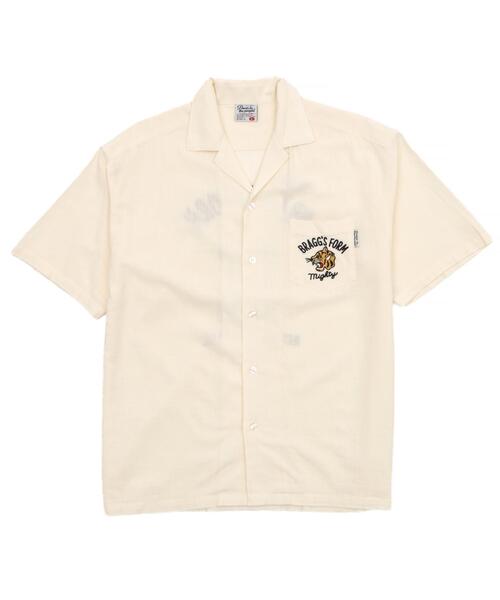 WEGO(ウィゴー)の「WEGO/麻ライクTIGER刺繍シャツ(シャツ/ブラウス・メンズ・アイボリー/ブラック・LARGE/MEDIUM/X-LARGE)」の12枚目の写真