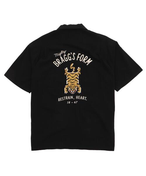 WEGO(ウィゴー)の「WEGO/麻ライクTIGER刺繍シャツ(シャツ/ブラウス・メンズ・アイボリー/ブラック・LARGE/MEDIUM/X-LARGE)」の14枚目の写真