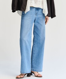 23区DENIM サマー ストレート ワイド パンツ