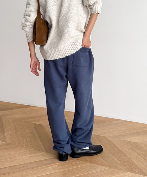 CANAL JEAN（キャナルジーン）の「Mac Murray　Mac Murray 刺繍スウェットパンツ（スウェットパンツ・レディース・クリーム/ネイビー・MEDIUM/LARGE）」の7枚目の写真