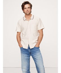 Banana Republic（バナナリパブリック）の「ヘリンボーン リゾートシャツ（シャツ/ブラウス・メンズ）」
