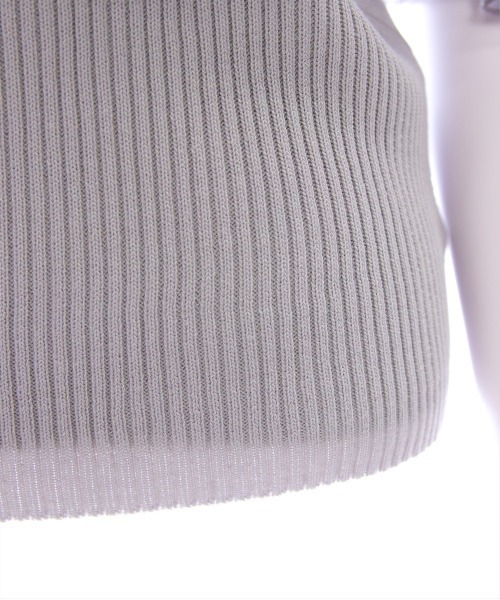 clear（クリア）の「布帛ドッキングオフショルニットトップス[着回し抜群 大人 上品 フェミニン 夏ニット]≪2025SS新作≫（ニット/セーター・レディース・ブラック/ピンク/グレー・F）」の16枚目の写真