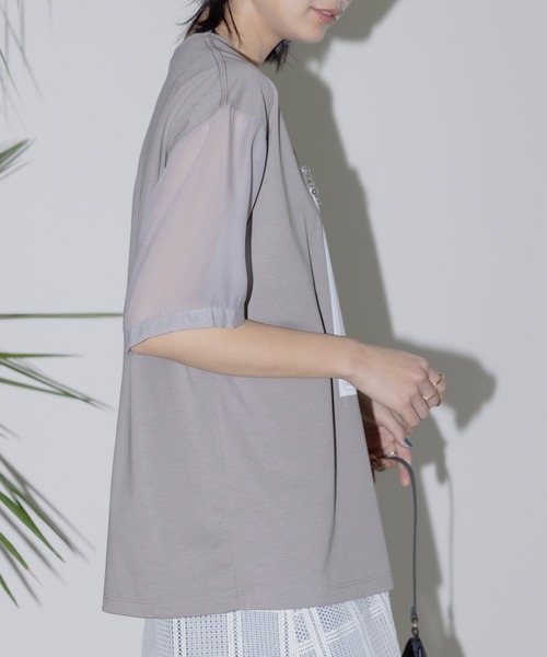 kimiです。3点エイミーロウ 半袖　カットソー セール】レイヤード トップス（Tシャツ/カットソー）｜Eimee Law