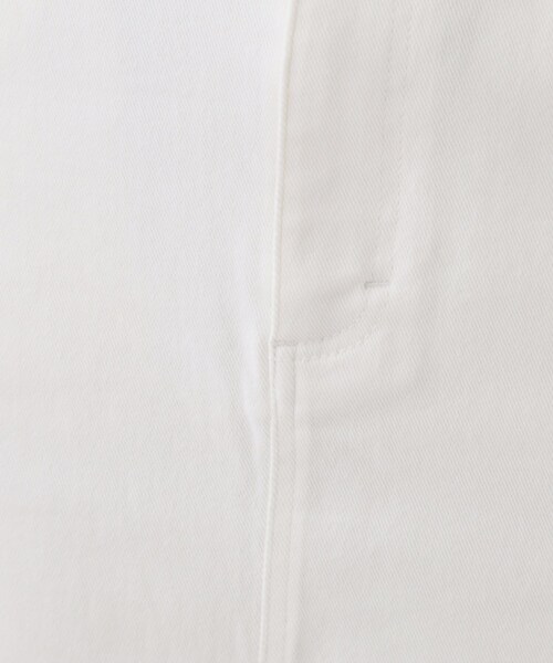 OPAQUE.CLIP（オペークドットクリップ）の「デニムナロースカート【洗濯機洗い可】（デニムスカート・レディース・ホワイト/ライトブルー・38/40/42）」の6枚目の写真