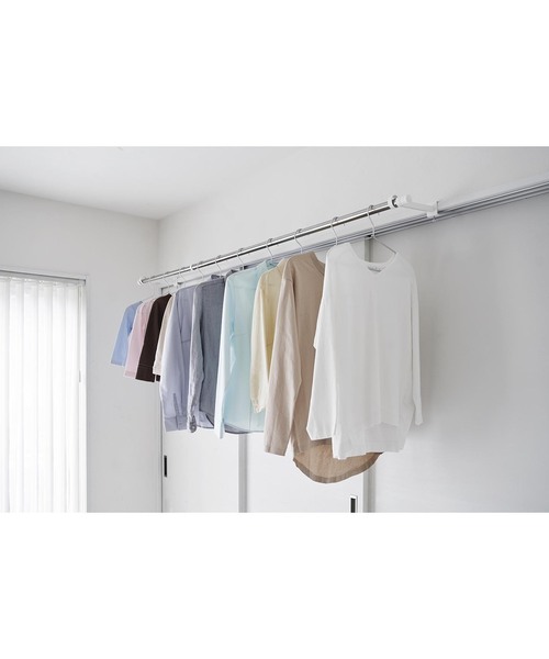 tower（タワー）の「《WEB限定》【tower/タワー】鴨居室内物干しポールホルダー　奥行ワイド（ランドリーグッズ・レディース・ホワイト/ブラック・FREE）」の13枚目の写真