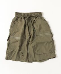 カーゴパンツ（グリーン・カーキ/緑色系・ショート・ひざ上丈