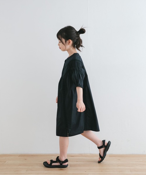 URBAN RESEARCH DOORS（アーバンリサーチドアーズ）の「ハシゴレースワンピース(KIDS)（ワンピース・キッズ・ブルー/ホワイト系その他/ブラック・120/105/135）」の10枚目の写真