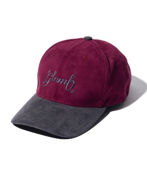 glamb(グラム)の「Suede Logo Cap / スエードロゴキャップ(キャップ・メンズ・ブラック/グリーン/レッド・FREE)」の3枚目の写真