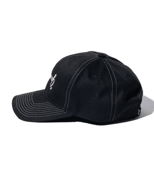 glamb(グラム)の「Suede Logo Cap / スエードロゴキャップ(キャップ・メンズ・ブラック/グリーン/レッド・FREE)」の5枚目の写真