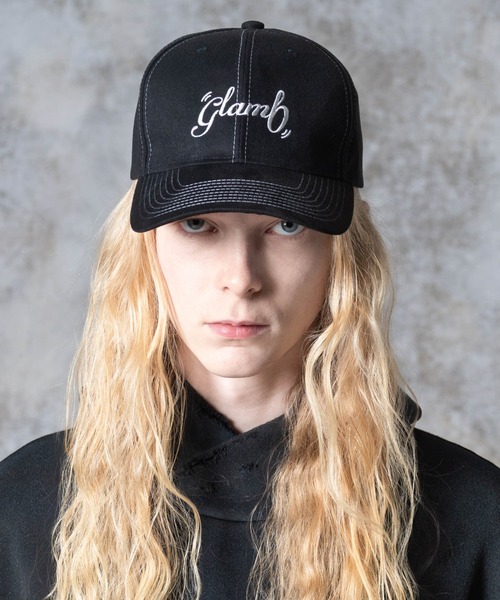 glamb(グラム)の「Suede Logo Cap / スエードロゴキャップ(キャップ・メンズ・ブラック/グリーン/レッド・FREE)」の10枚目の写真