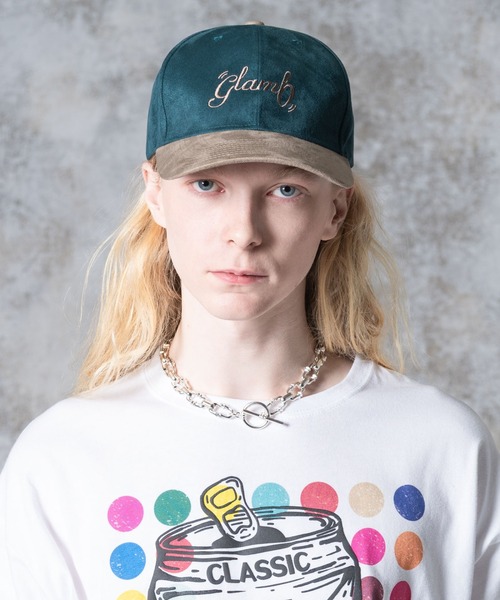 glamb(グラム)の「Suede Logo Cap / スエードロゴキャップ(キャップ・メンズ・ブラック/グリーン/レッド・FREE)」の13枚目の写真