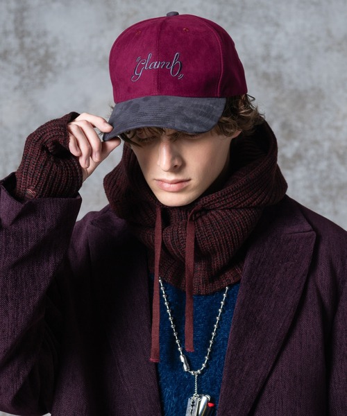 glamb(グラム)の「Suede Logo Cap / スエードロゴキャップ(キャップ・メンズ・ブラック/グリーン/レッド・FREE)」の15枚目の写真