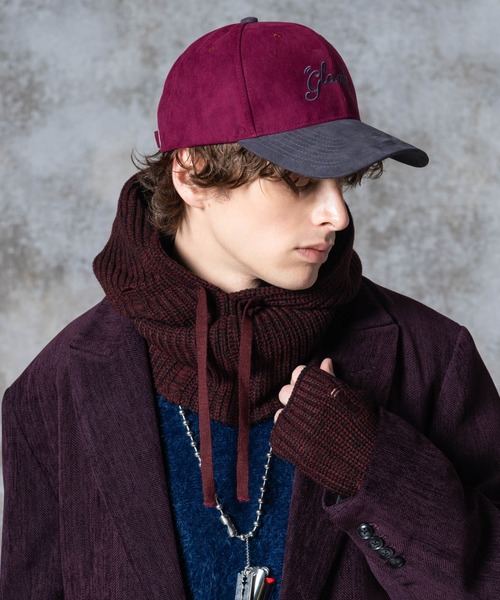 glamb(グラム)の「Suede Logo Cap / スエードロゴキャップ(キャップ・メンズ・ブラック/グリーン/レッド・FREE)」の16枚目の写真