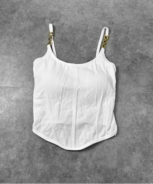 dryrose ホワイト キャミソール セール】《華奢レース×美シルエット》レディース キャミソール