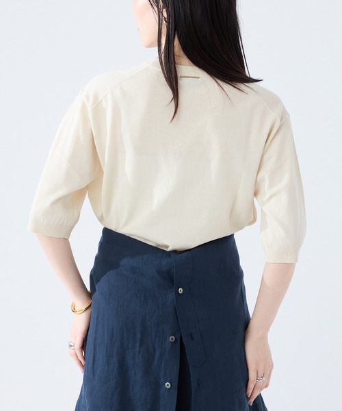 ニット セーター ITALIAN Cotton Basic プルオーバー レディース セール】ITALIAN Cotton Basic プルオーバー（ニット/セーター