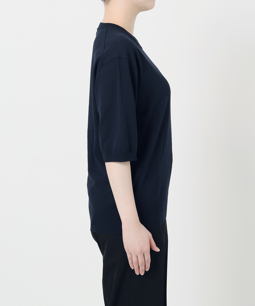 ニット セーター ITALIAN Cotton Basic プルオーバー レディース セール】ITALIAN Cotton Basic プルオーバー（ニット/セーター