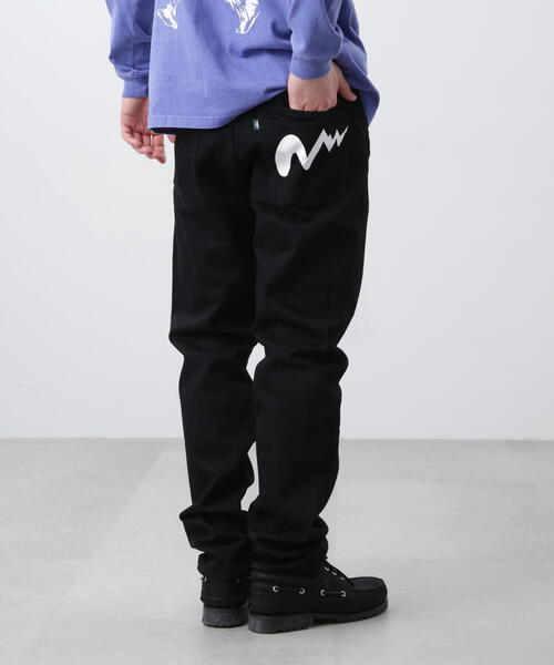 MANASTASH（マナスタッシュ）の「MANASTASH/マナスタッシュ  MS DENIM TAPARED PANTS/デニムテーパードパンツ（デニムパンツ・メンズ・ブラック/その他4/ブラック系その他/その他35・30/32/36/34）」の10枚目の写真