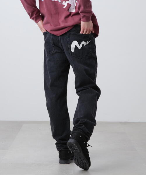 MANASTASH（マナスタッシュ）の「MANASTASH/マナスタッシュ  MS DENIM TAPARED PANTS/デニムテーパードパンツ（デニムパンツ・メンズ・ブラック/その他4/ブラック系その他/その他35・30/32/36/34）」の15枚目の写真