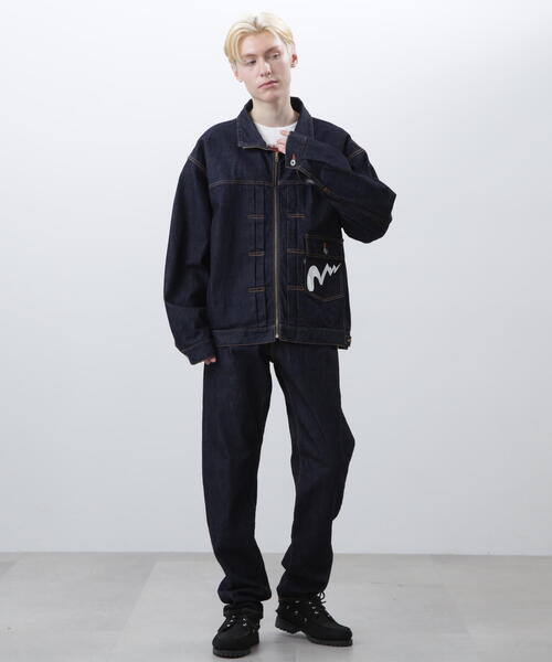 MANASTASH（マナスタッシュ）の「MANASTASH/マナスタッシュ  MS DENIM TAPARED PANTS/デニムテーパードパンツ（デニムパンツ・メンズ・ブラック/その他4/ブラック系その他/その他35・30/32/36/34）」の22枚目の写真