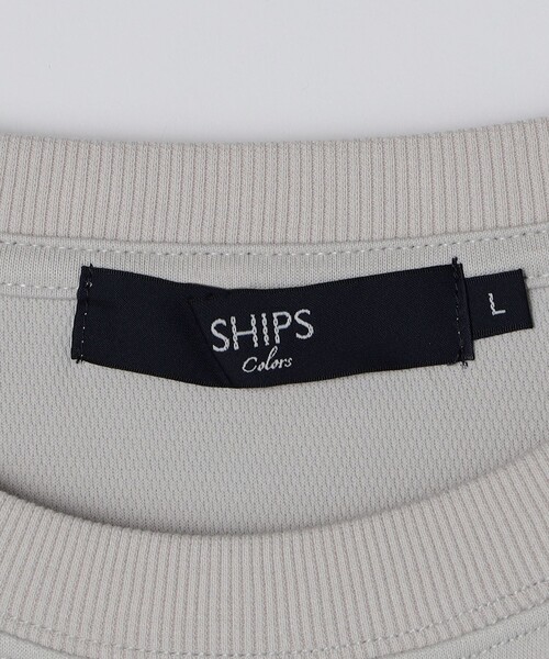 SHIPS Colors(シップス カラーズ)の「SHIPS Colors:バック メッシュ ロゴ Tシャツ(Tシャツ/カットソー・メンズ・ブラック/ライトグレー/ネイビー・MEDIUM/LARGE/X-LARGE)」の11枚目の写真