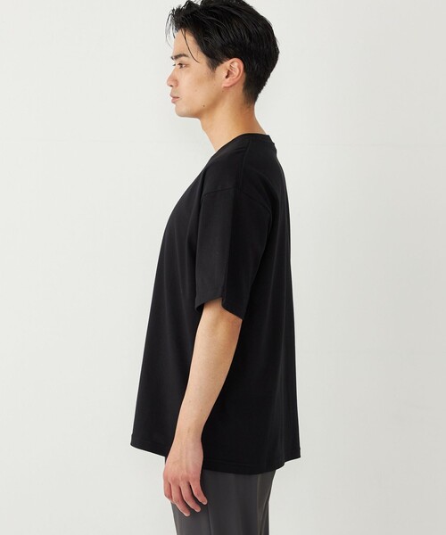 SHIPS Colors(シップス カラーズ)の「SHIPS Colors:バック メッシュ ロゴ Tシャツ(Tシャツ/カットソー・メンズ・ブラック/ライトグレー/ネイビー・MEDIUM/LARGE/X-LARGE)」の19枚目の写真